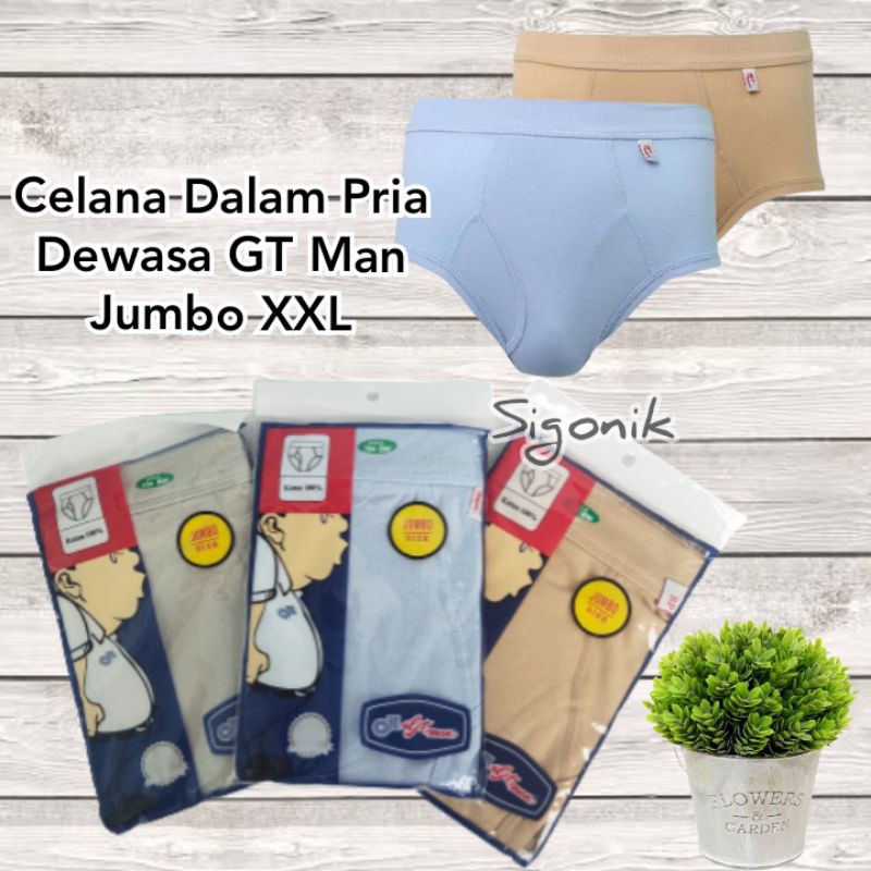 CD Celana Dalam GT man 704 Pria Dewasa Cowok XXL Big Size Jumbo