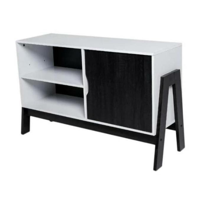 Meja Tv Rak Tv Serbaguna Minimalis - Hitam Manikawelashop