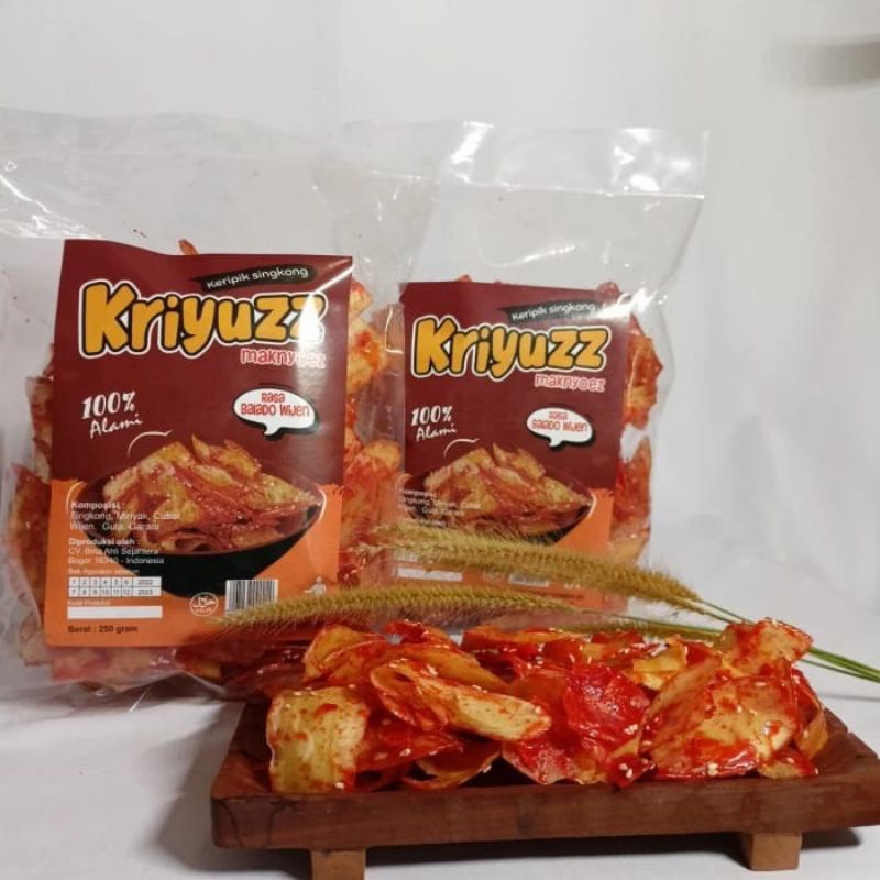 

Keripik Singkong Balado Wijen/Keripik Singkong Balado kriyuzz