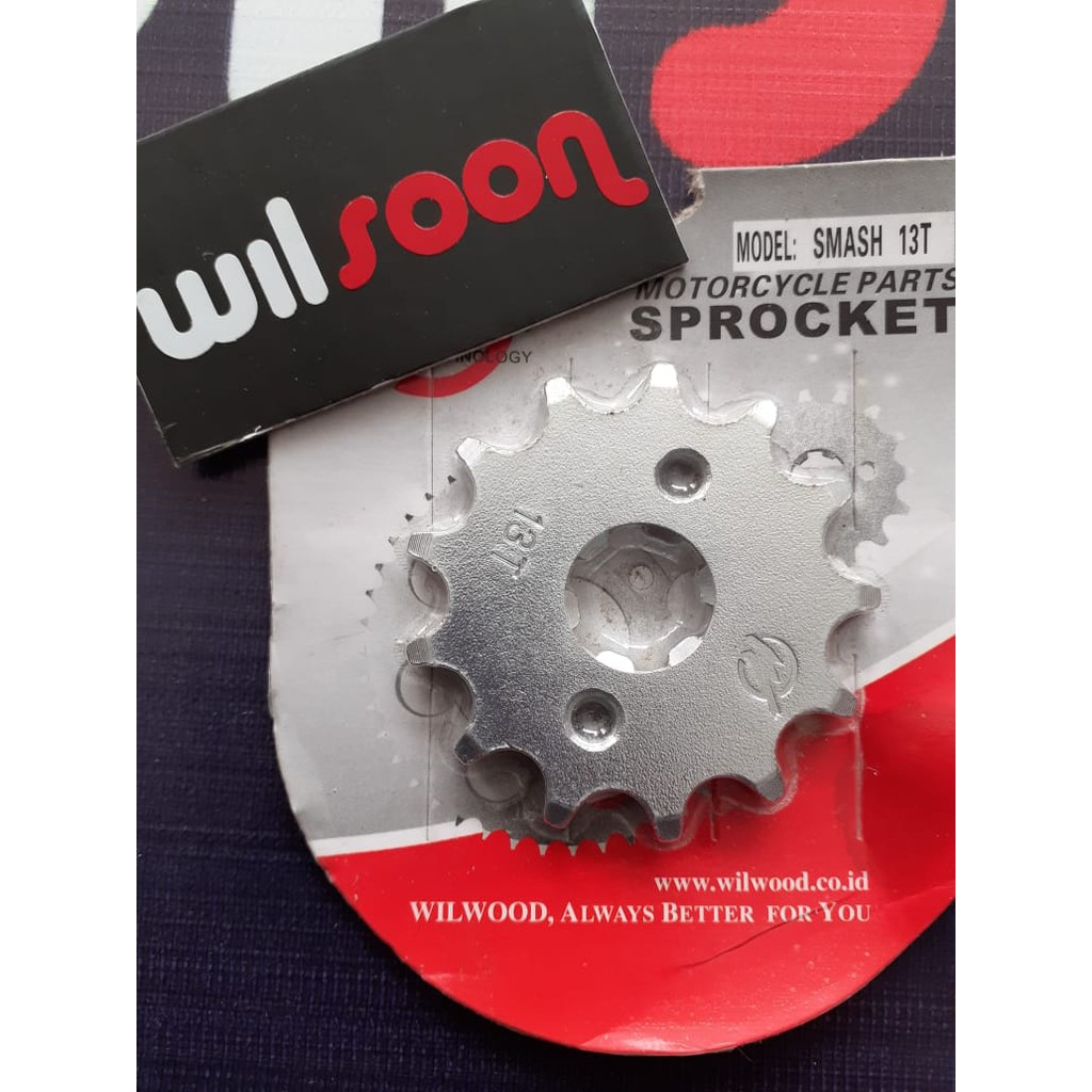 Gear Depan 428-13T Suzuki Smash 13T Wilwood