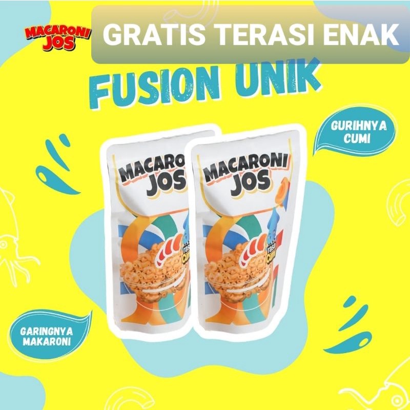 

MACARONI JOS RASA CUMI 100gr GRATIS TERASI ENAK KHAS Cirebon