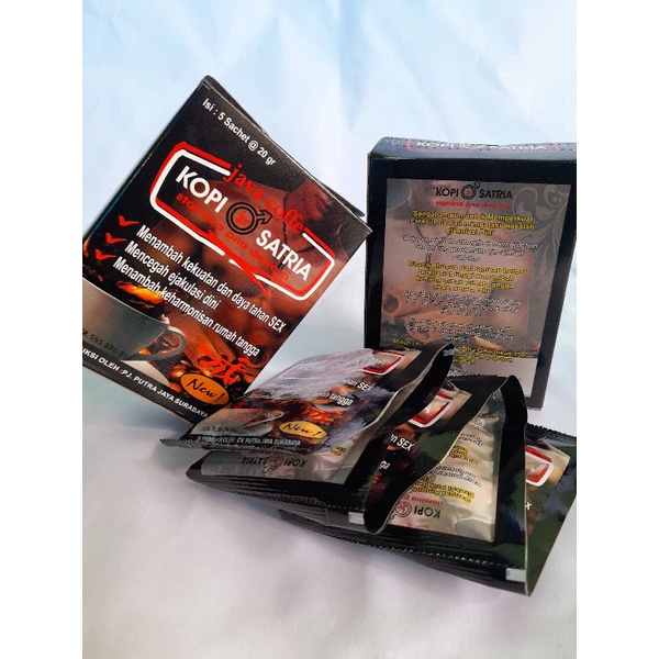 Kopi Satria Original Asli / stamina pria / suplemen pria isi 5 sachet