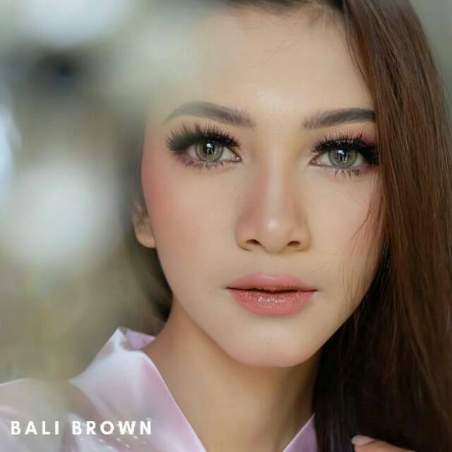 Softlens Dreamcolor Bali Dreamcon soflen Bali Grey Brown Lensa Kontak