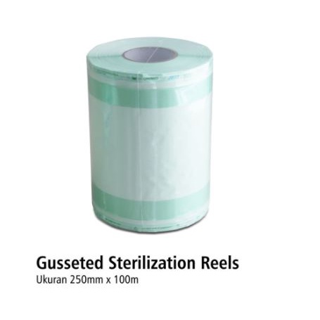 Sterile Pouch Gusset OneMed 25cmx100M OJ