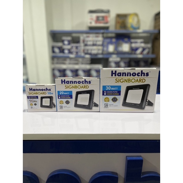 SIGNBOARD 10W / 20W / 30W lampu sorot led hannochs
