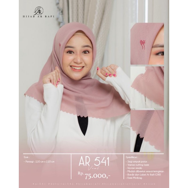 Hijab Voal AR 541 by Arrafi