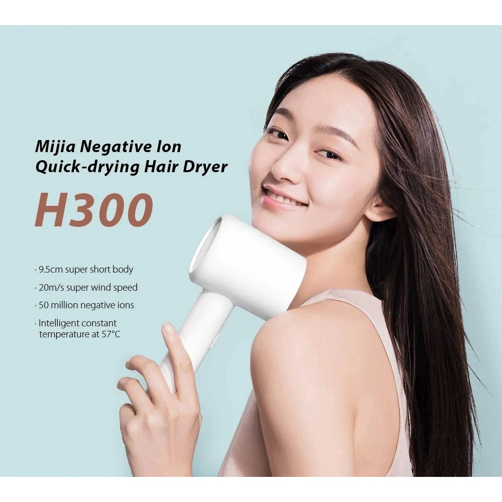 MIJIA H300 - Negative Ion Quick Dry Anion Hair Dryer 1600W - CMJ01ZHM