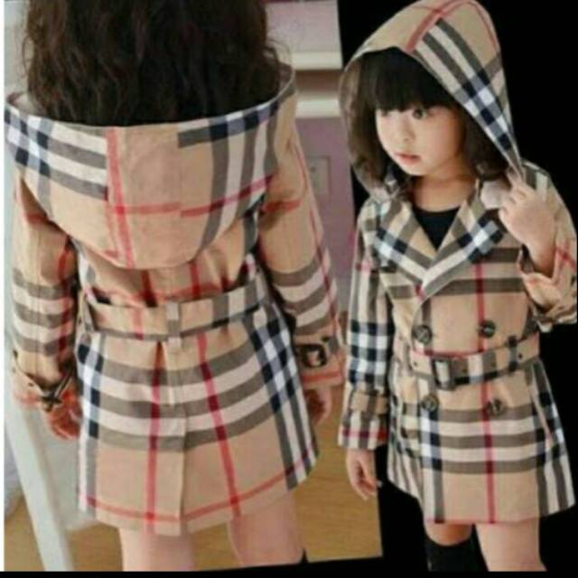 COAT BURBERRY KID/BAJU ANAK/DRESS ANAK/BAJU MURAH/JAKET ANAK/HOODIE/GROSIR TANAH ABANG/FREE ONGKIR