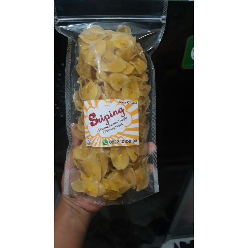 

kripik pisang (sriping) 1/4 kg