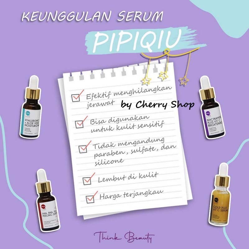 PROMO PIPIQIU SERUM GOLD PLUS VIT C ACTIVE ORIGINAL BPOM 20ML