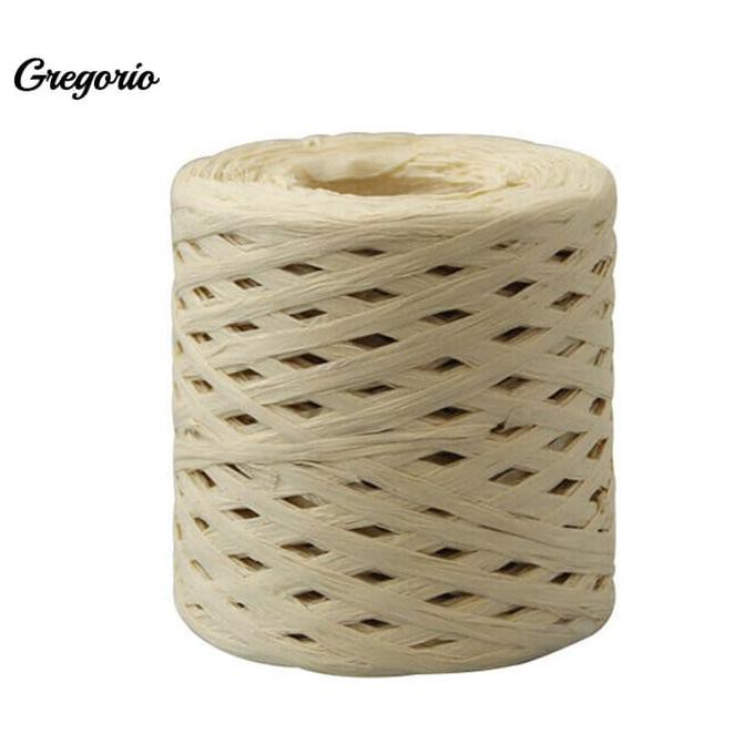 

Baru 200M Diy Paper Rope Baking Gift Box Ribbon Wrapping String Roll Ryanstore36