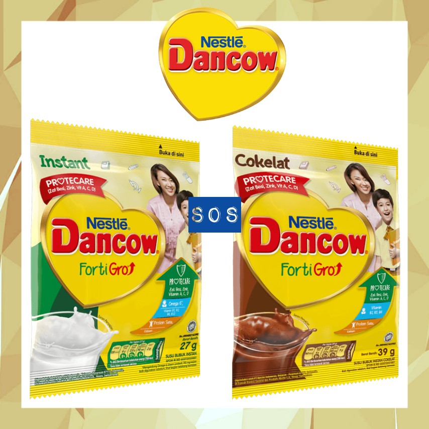 

《OS3》 Dancow Fortigro Instant susu bubuk sachet