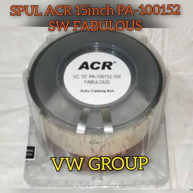 Spul spool voice coil speaker ACR 15inch PA-100152 SW Fabulous ORIGINAL