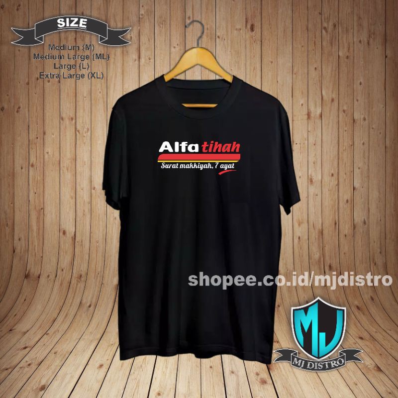 Kaos Distro Alfamart Alfatihah / Kaos Distro / Kaos Pria / Kaos kata-kata plesetan