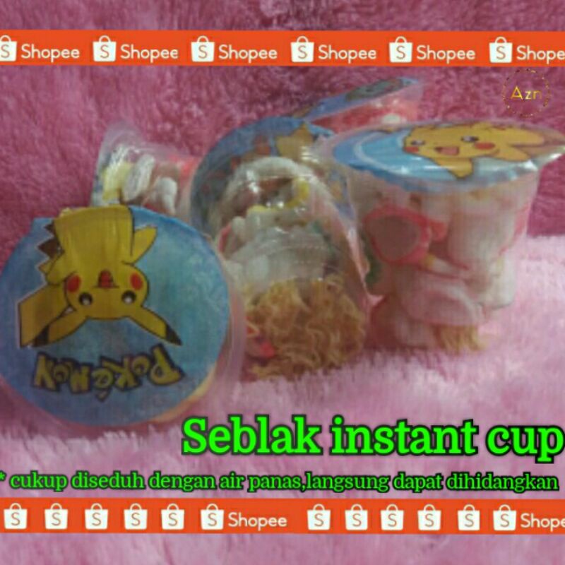 seblak instant cup | seblak seduh instant | cukup diseduh dengan air panas