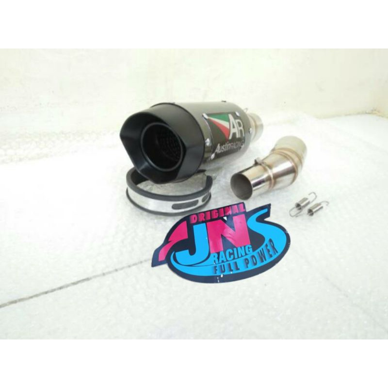 SILINCER SELENCER + SLIP ON KNALPOT AUSTIN RACING CBR150R FACELIFT R25 Z250 NINJA 250 FI R MONO MT 2