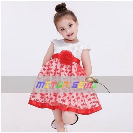 DRESS PESTA ANAK IMPORT MODEL CANTIK 1-6 TAHUN