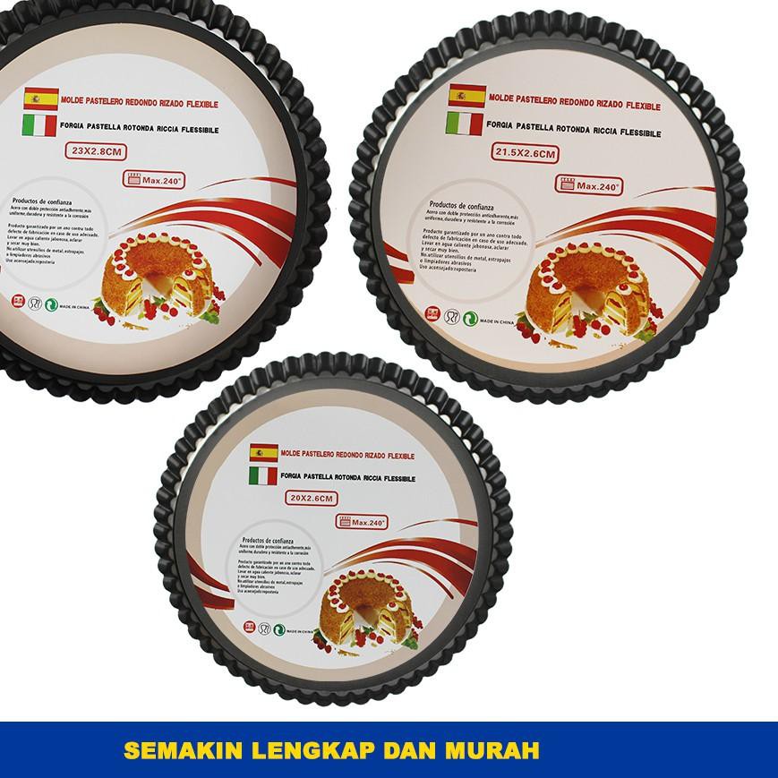 [ Promo Besar ] J-9 >> Loyang Pie Bulat Varian Ukuran 23 215 Dan 20 .,.,