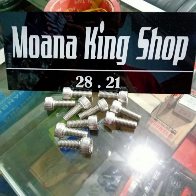 BAUT L STAINLESS KALIPER CAKARAM DEPAN YAMAHA RX KING RX S RXK