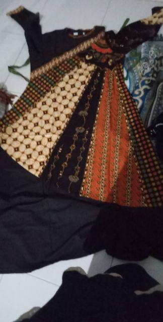 Batik Couple Gamis Kemeja Ori Ratoe Modern