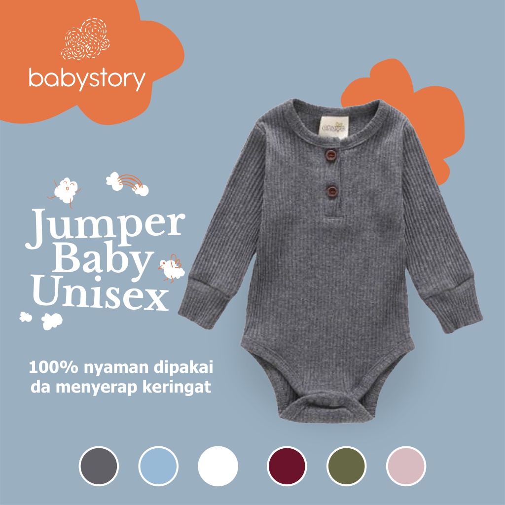 Jumper bayi import Unisex polos