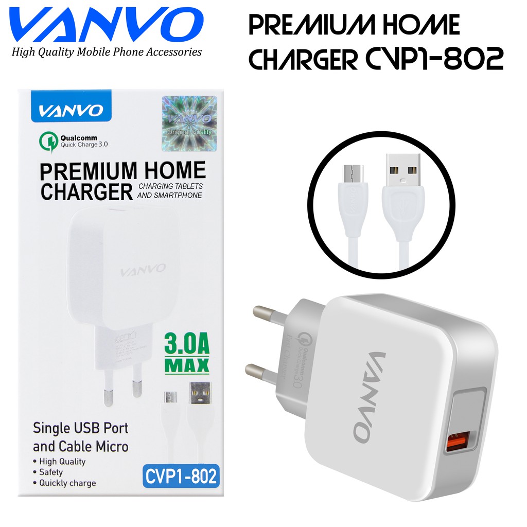 Premium Home Charger CVP1-802 3.0A MAX