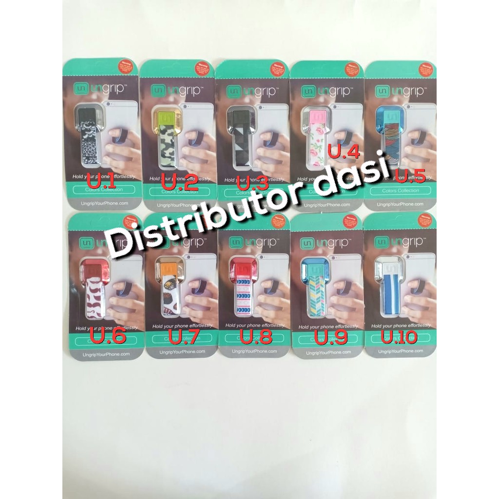 Ungrip Metal Colors Collection Finger Grip Holder hand grip Gantungan Hp ready stok 10 motif terbaru