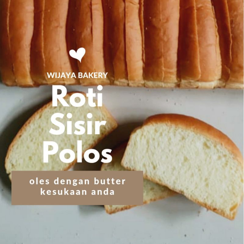 

Roti Sisir Polos TANPA KRIM MENTEGA (TANPA BUTTER CREAM) isi 4 Slices