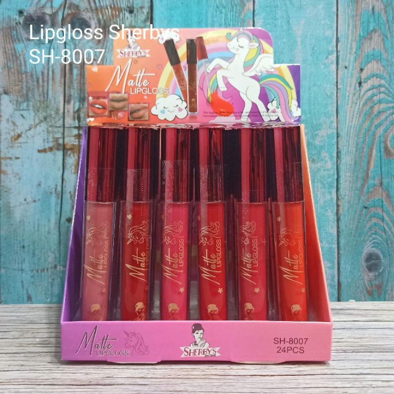 BPOM 24 Pcs Lip Gloss Lip cream Lip gloss lip cair Lipgloss Sherbys