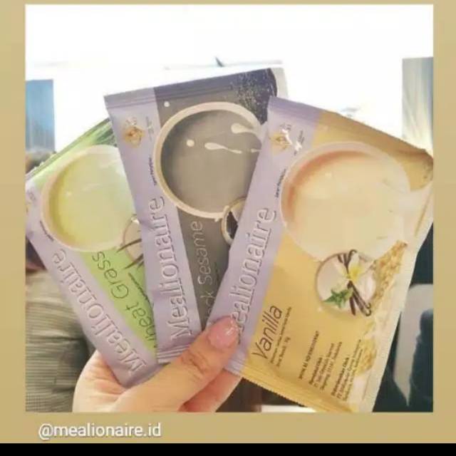 Promo MEALIONAIRE produk MCI MGI diet AMAN TERBARU PENGGANTI SARAPAN PAGI MALAM BEST TUBUH LANGSING