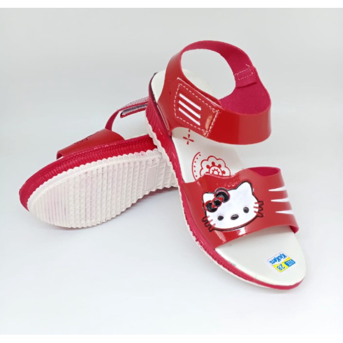 Sandal Anak Perempuan Kickers Let Wedges 26 - 30 HK Hak 3 Cm Tali Casual Fashion Slop N01