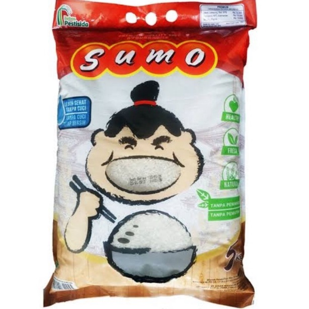 

Beras SUMO kemasan Merah Premium 5 Kg