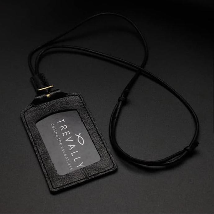 

✨ BISA BAYAR DITEMPAT✨ Tempat ID Card Kulit Asli - Obsidian ID Card Holder CUCI GUDANG Kode 314