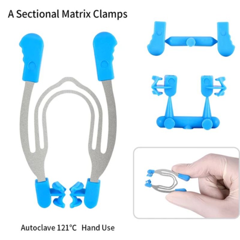 F3.4- Dental sectional matrix clamp clip hand use penjepit jepitan matriks