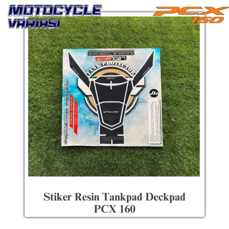 Stiker PCX 160 RESIN Stiker Tankpad Deckpad PCX 160 Timbul Resin Premium