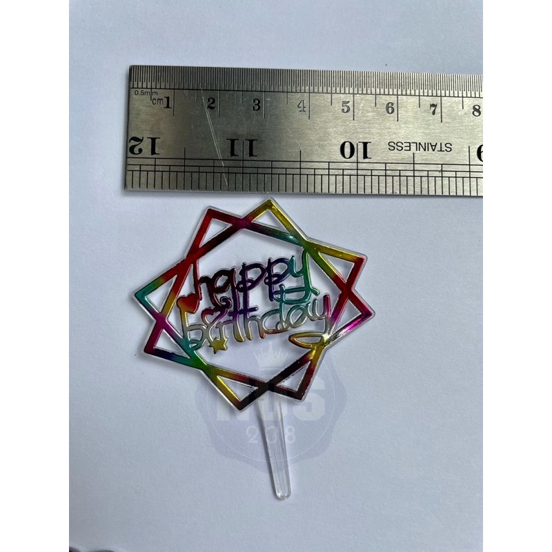 Cake Topper MINI Happy Birthday