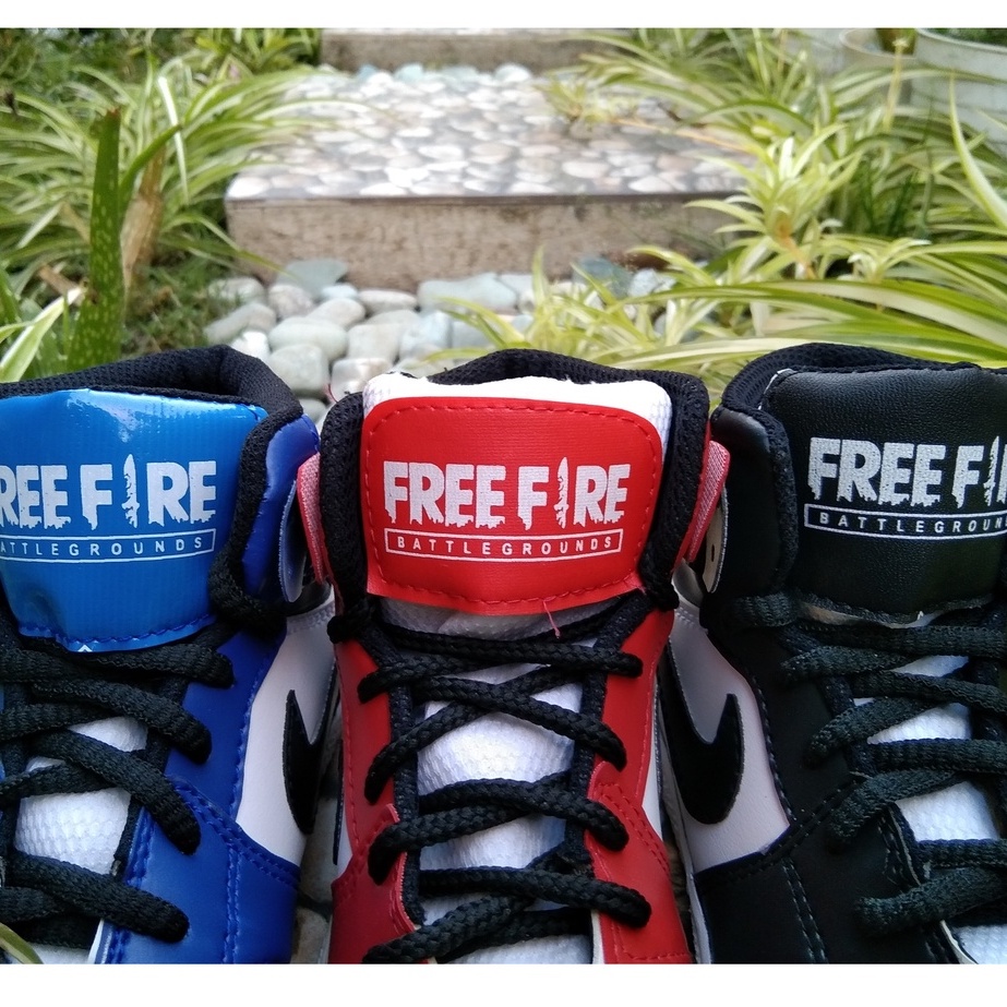 SEPATU FREE FIRE ANAK SD /  SEPATU FREE FIRE ANAK MURAH / SEPATU ANAK.