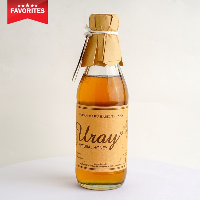 

madu- madu uray natural honey 450ml -madu.