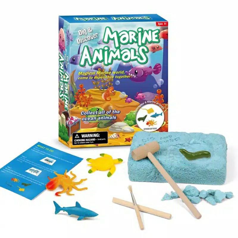 mermaid / unicorn dig kits - mainan edukasi anak