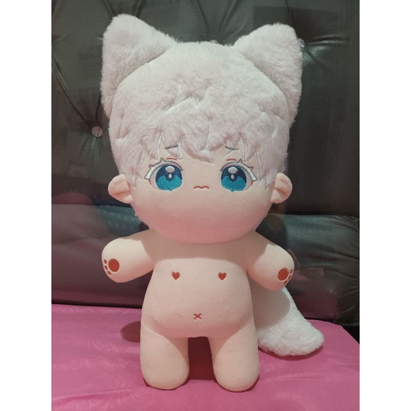 Gojo satoru doll shiwu 40cm gojo doll 40 cm jujutsu kaisen gojo satoru boneka shiwu uwuwuw official 