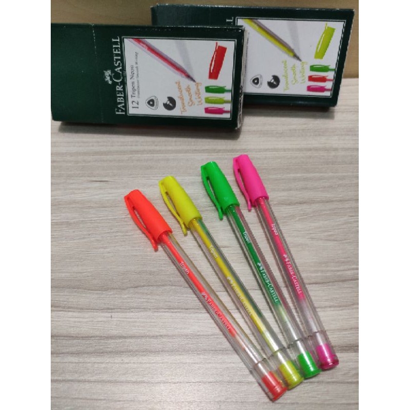 

bolpoint tripen neon faber-castell