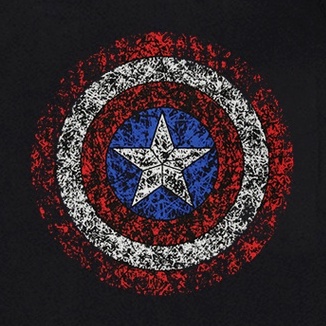 Anak Kaos Azura Superheroes Capt Tameng Bercak Hitam-1