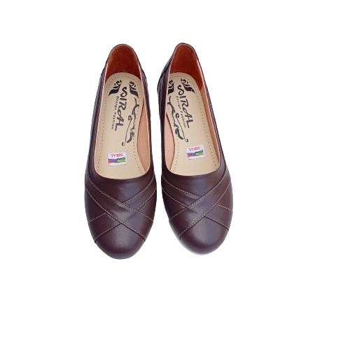 Sepatu Flat Shoes Wanita Murah/ Sepatu Balet Warna cokelat Masakini
