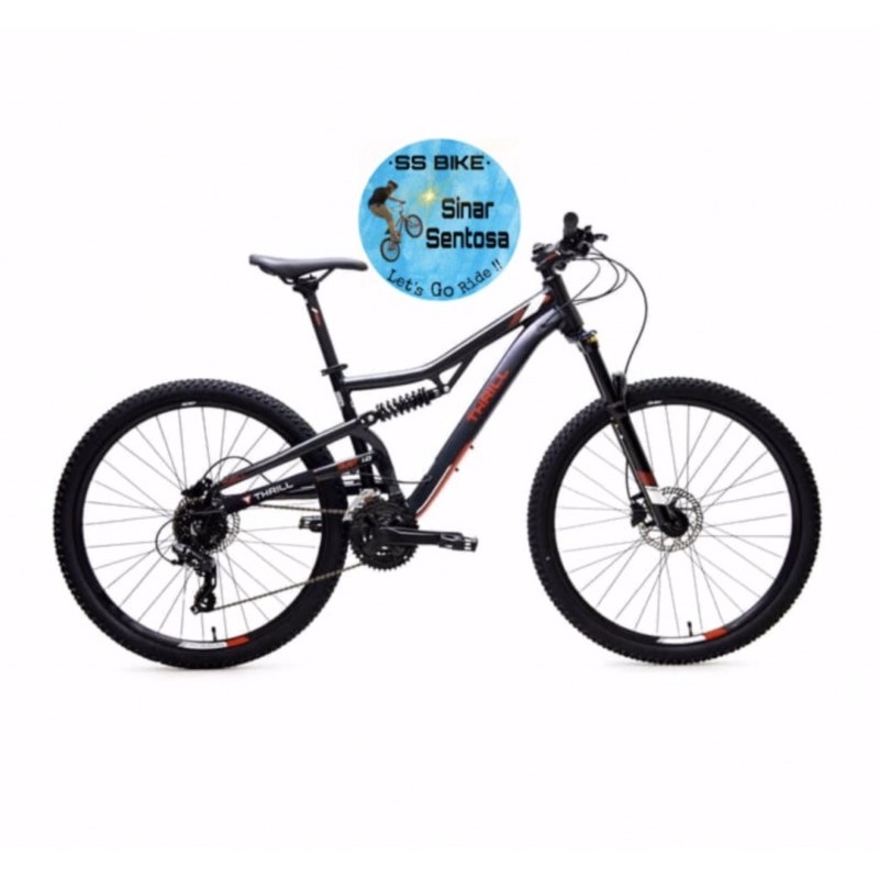 Sepeda gunung MTB Thrill Oust 1.0 T120 27.5"