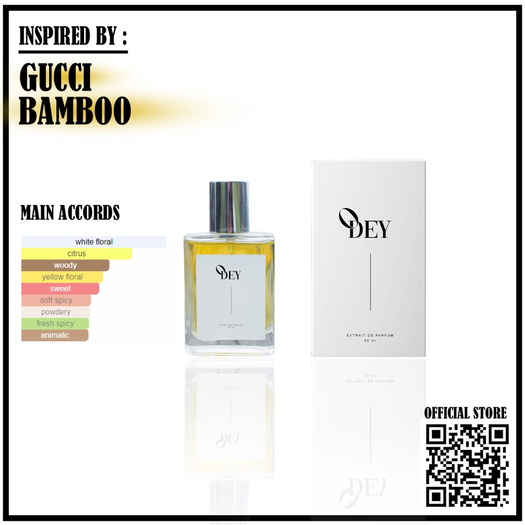 Parfume Aroma Gucci Bamboo Parfume Pria dan wanita parfume Wangi Tahan Lama original Odey Parfume