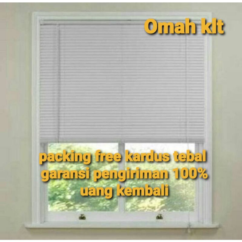 Tirai gorden krey pvc blind horizontal blind