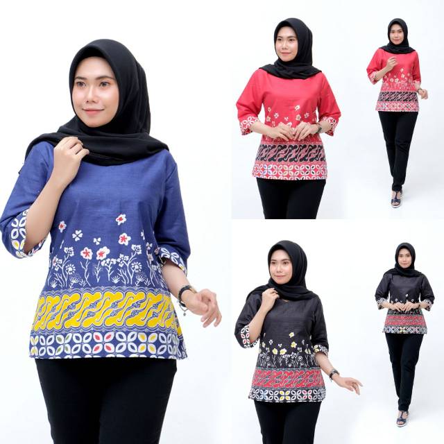 tunik batik soft terbaru