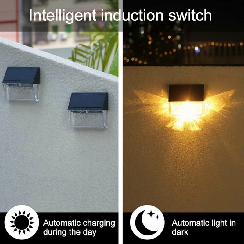 1 Pc Lampu Dinding LED Tenaga Surya Bentuk Kupu-Kupu Tahan Air Untuk Dekorasi Taman