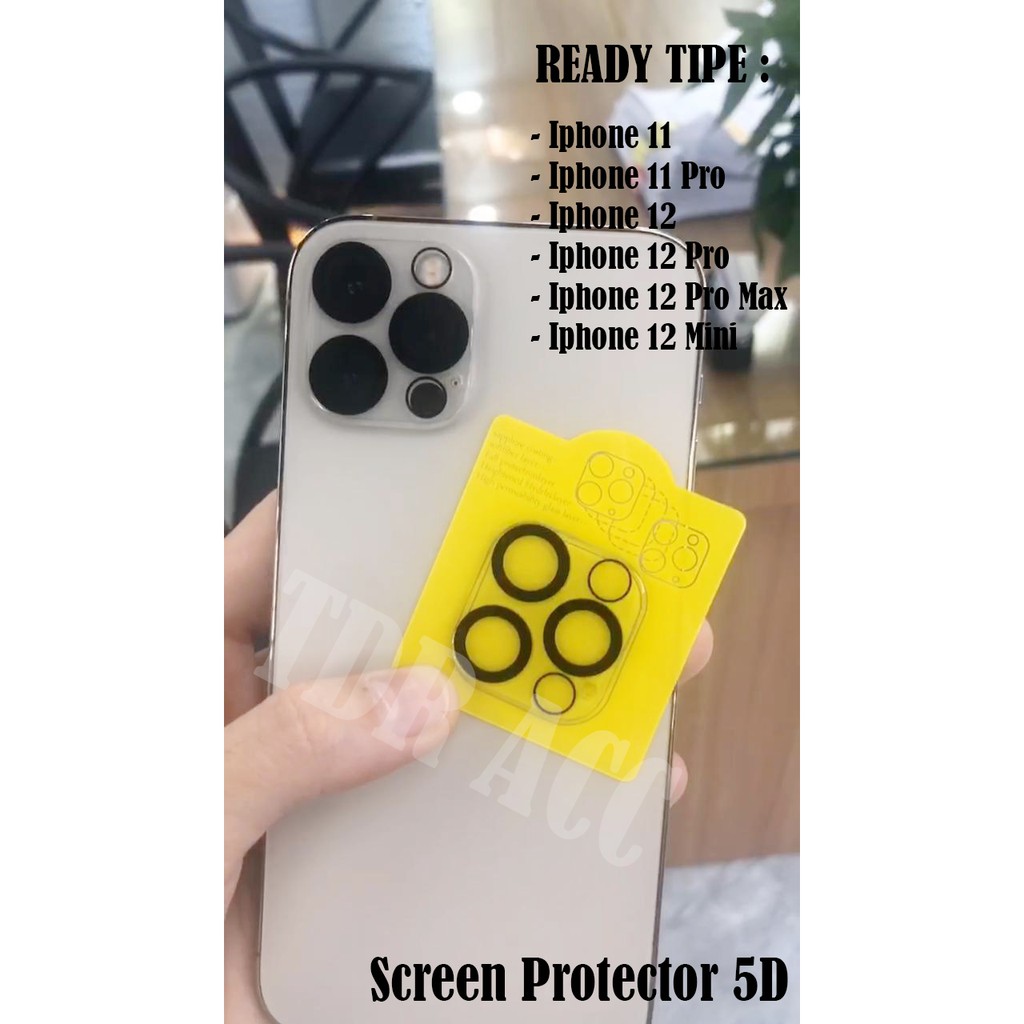 5D TG KAMERA - Tempered Glass Pelindung Kamera Iphone 11 11 Pro 11 Pro Max 12 Mini 12 12 Pro 12 Pro Max 13 Mini 13 13 Pro 13 Pro Max 14 14 plus 14 Pro 14 Pro Max