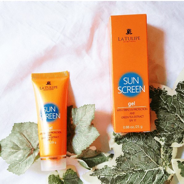 la tulipe sunscreen gel spf17 / pelindung matahari